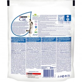 Сухой корм для кошек Purina Cat Chow Feline тройная защита, домашняя птица и индейка, пакет, 400 г